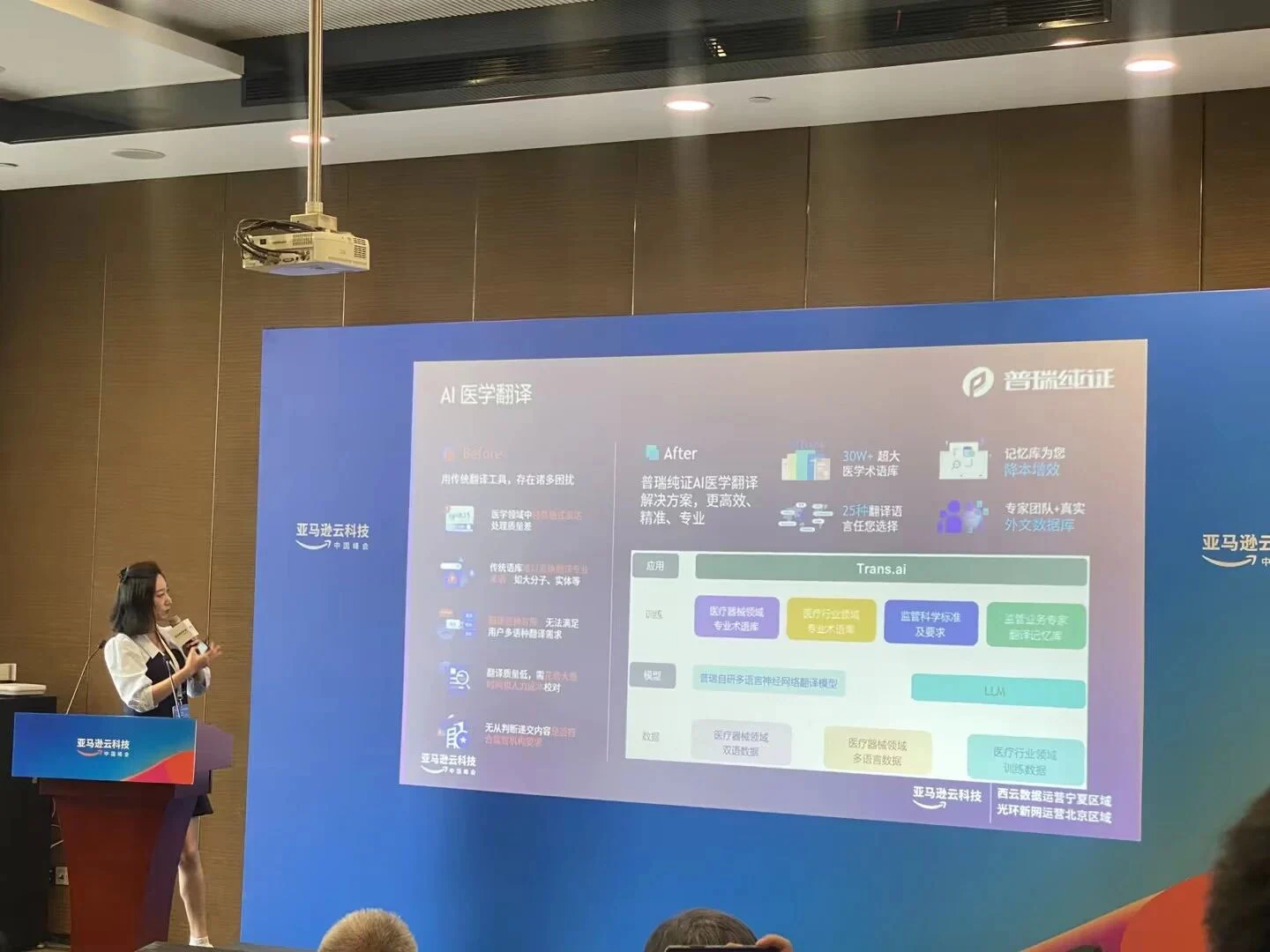 文章配图：活动回顾 | 普瑞纯证成功亮相亚马逊云科技中国峰会
