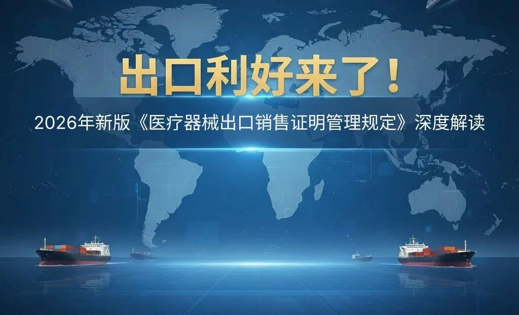 文章配图:出口利好来了!2026年新版《医疗器械出口销售证明管理规定》深度解读