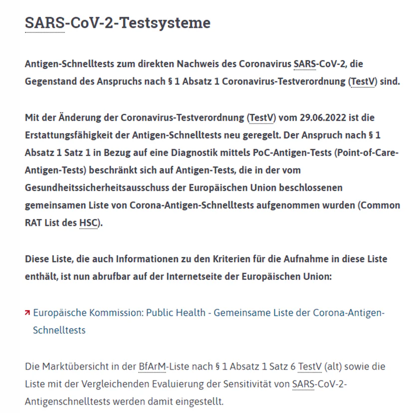 文章配图：德国变相取消“BfArM白名单”？只有HSC Common List上的产品才可申请报销！