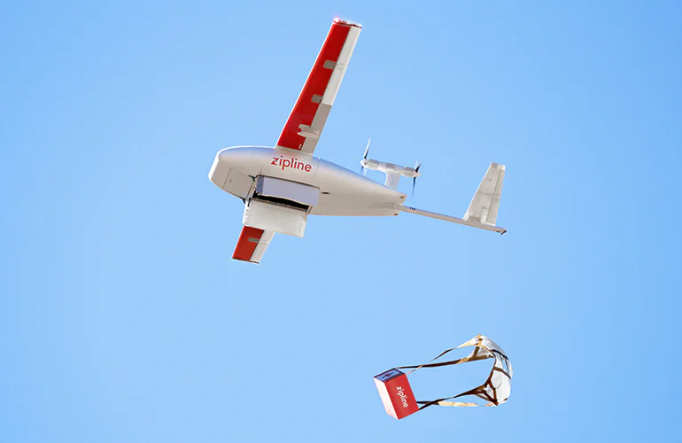 Zipline如何通过无人机实现医疗产品送达
