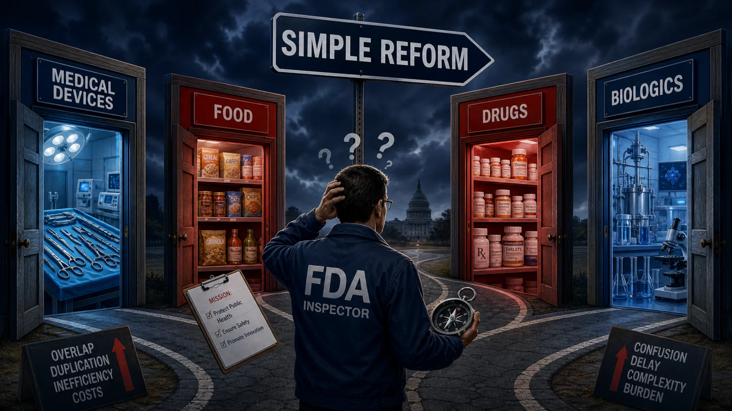 文章配图:FDA"Simple Reform"大重组落地,10月1日起检查员不再专攻医疗器械——出海企业的GMP检查将面临哪些变数?