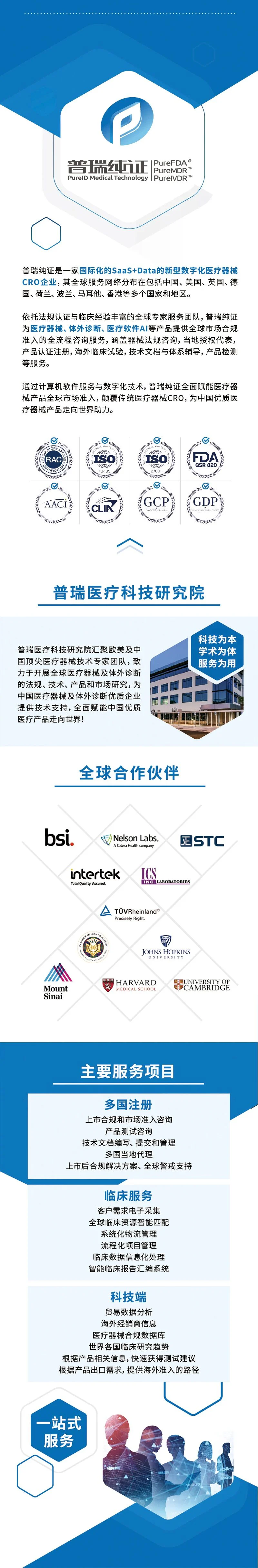 文章配图:不忘初心,普瑞纯证助力中国医疗器械企业走向世界!