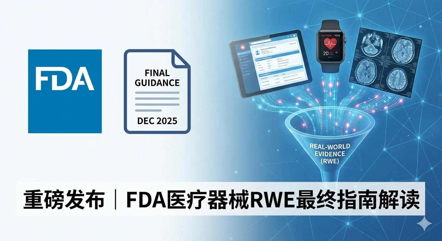 文章配图：12月18日定稿，解读FDA最新《使用RWE支持器械监管决策》指南：从草案到最终版的跨越