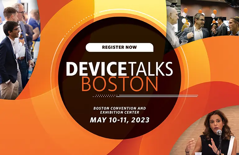 22家医疗科技创新企业将在DeviceTalks Boston展示