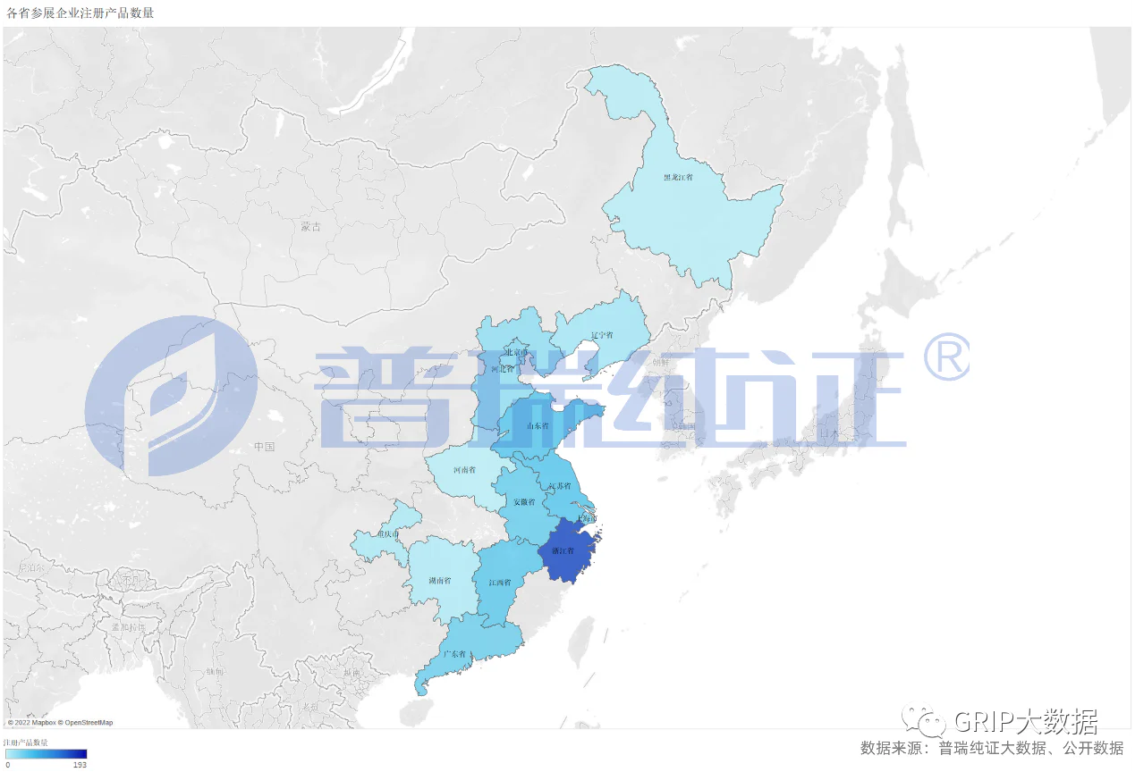 文章配图:这届浙京鲁CMEF参展企业最多,但海外注册领头羊却另有其人?