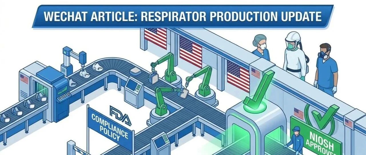 FDA 4月20日草案：NIOSH认证呼吸器免除510(k)、QMS、UDI等8项FDA要求