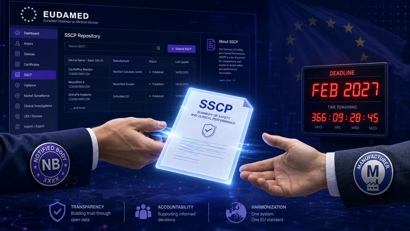 文章配图：EUDAMED新变局：SSCP上传从公告机构转移至制造商，MDCG 2026-4全面解读与企业应对指南